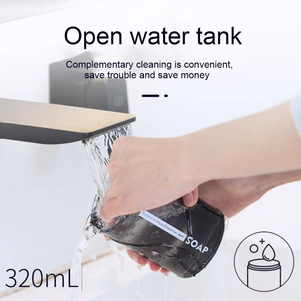 Xiaomi автоматический распылитель для мыла столешницы 320 мл водонепроницаемый