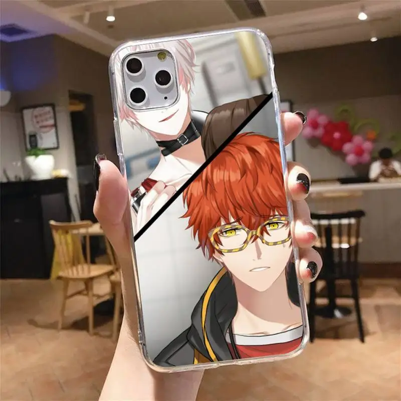 

707 Mystic Messenger anime Phone Case Transparent for iPhone 6 7 8 11 12 s mini pro X XS XR MAX Plus