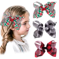 5 inch jojo siwa hair bows large bow printed bowknot hair clips for girls hair accessories ornament cute headwear 2 layer bow