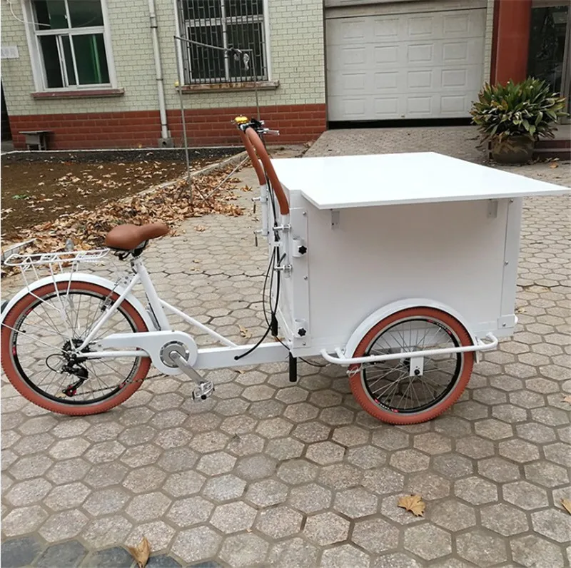 350 Вт Электрический складной велосипед для взрослых педальный пищевой киоск