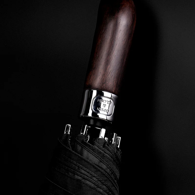 Offerte Ombrelli Pieghevoli Di Lusso Uomo Grande Ombrello Antivento Pioggia Automatica Uomo Donna Ombrellone Outdoor Guarda Chuva Rain Gear BK50YS