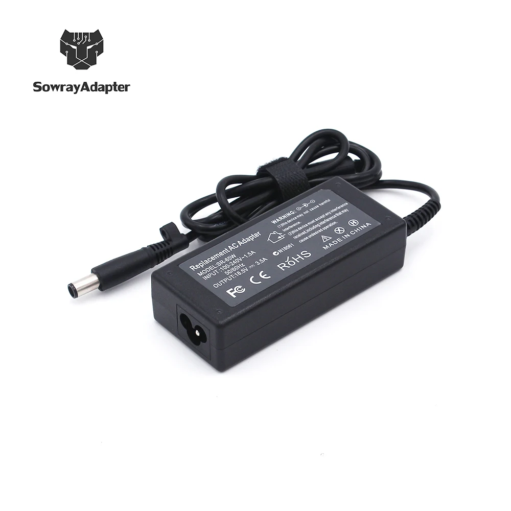 Зарядное устройство для ноутбука HP Compaq pavilion G6 DV5 DV6 DV7 DV4 G50 G60 N193 CQ43 CQ32 CQ60 18 5 в 7 4*5 0 мм