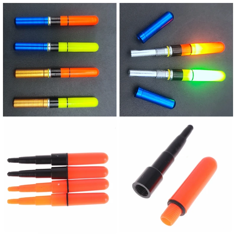 

2/15/20pcs LED Electric Fishing Lightstick Light Fishing Tackle Luminous Float Night Fishing Bobber Work With Light Stick New