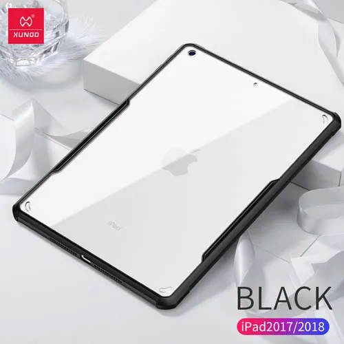 Black-iPad 9.7 Xundd прозрачная на планшет чехол для iPad Pro 1" 9,7" / подушки безопасности анти-осень противоударный чехол для iPad Pro 12," - Цвет: Black-iPad 9.7