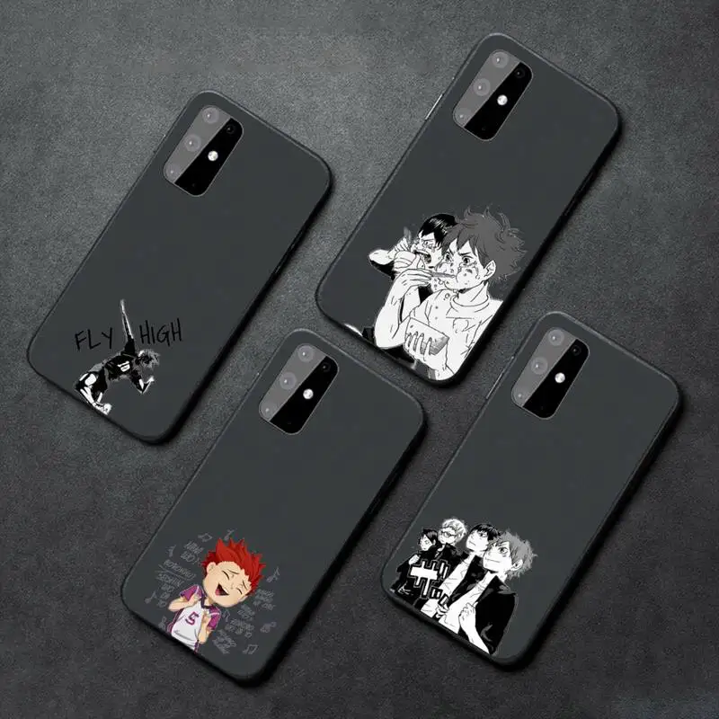 

Haikyuu Phone Case For Samsung A32 A51 A52 A71 A50 A12 A21S S10 S20 S21 Plus Fe Ultra