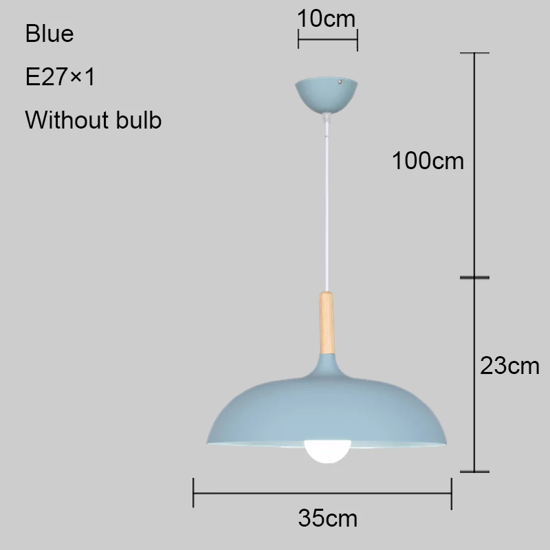 

Modern Pendant Lights Wood Aluminum Led Pendant Lamp Nordic Industrial Lamp Loft Hang Lamp Kitchen Island Dining Room Bar E27