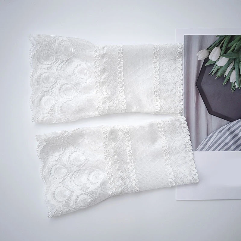 Кружевные накладные рукава полые цветы пальто декоративные универсальные милые