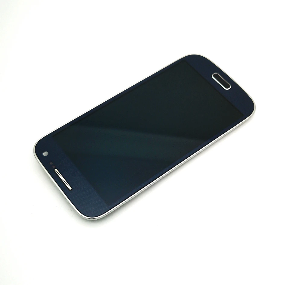Супер AMOLED ЖК-дисплей для samsung Galaxy S4 mini I9190 I9192 I9195 ЖК-дисплей кодирующий преобразователь сенсорного экрана в сборе с рамкой