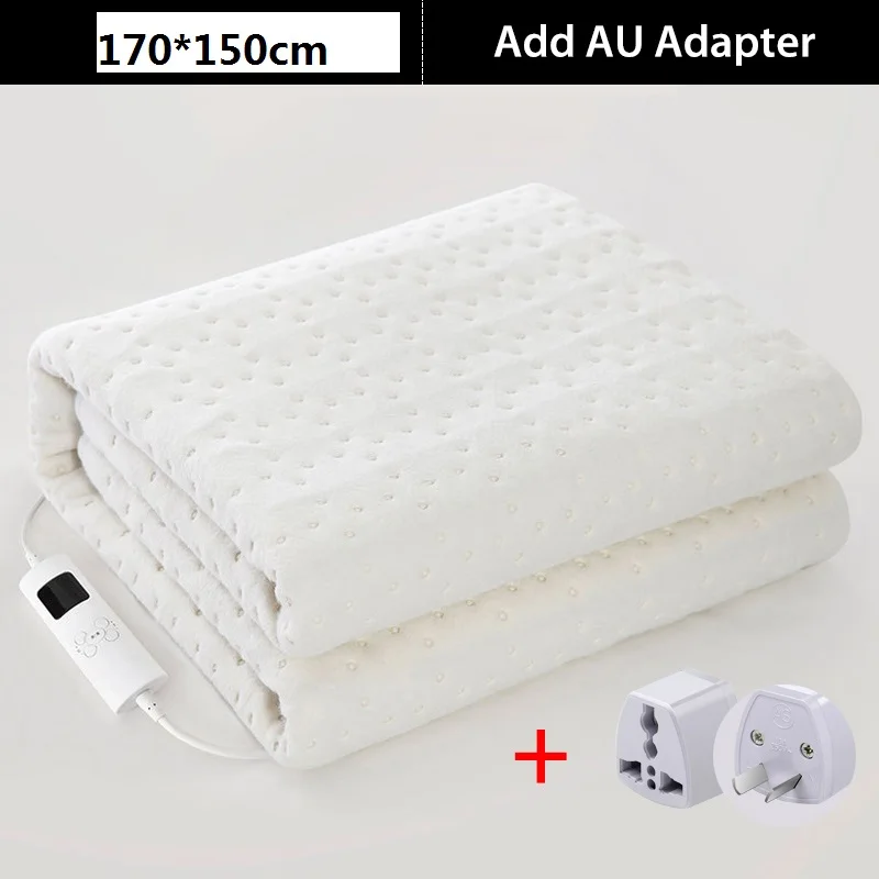170x150 AU Adapter Xiaomi youpin, умное удаление клещей, электрическое одеяло, безопасность, синхронизация, интеллектуальный контроль температуры, удобная стирка для зимы - Color: 170x150 AU Adapter