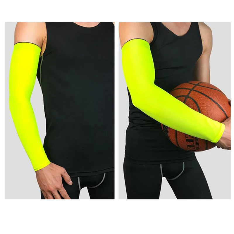 

Sports Arm Compression Sleeve Basketball Cycling Arm Warmer Summer Running Protection Volleyball Sunscreen Bands