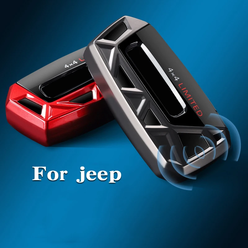עבור Jeep Renegade מצפן גרנד צ 'ירוקי עבור קרייזלר 300C המצטיין חדש אבץ סגסוגת רכב מפתח מקרה כיסוי מעטפת אביזרי Keychain