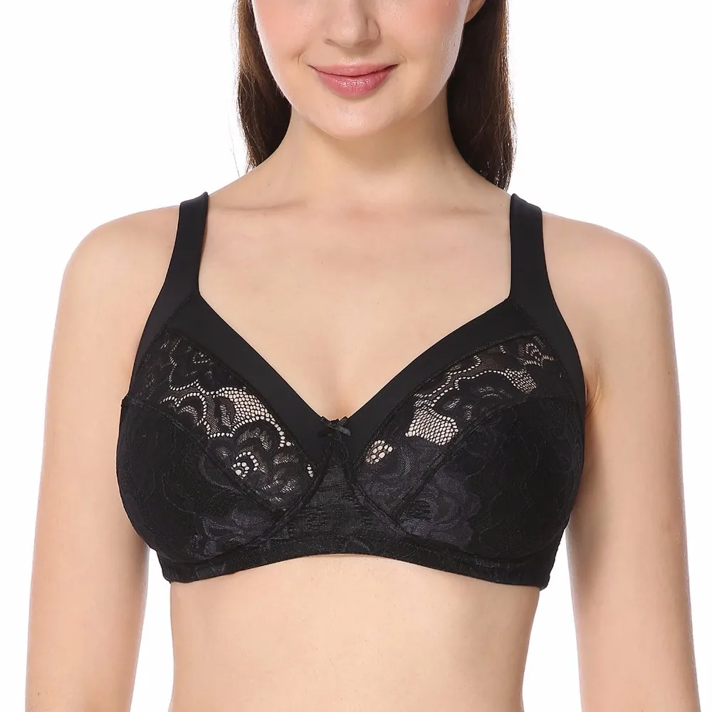 Прямая поставка женский полный охват ультратонкий цветочный бюстгальтер