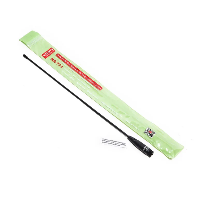 

20 шт., новая двухдиапазонная антенна NAGOYA NA-771 SMA-Male VHF/UHF 144/430 МГц для радиостанции