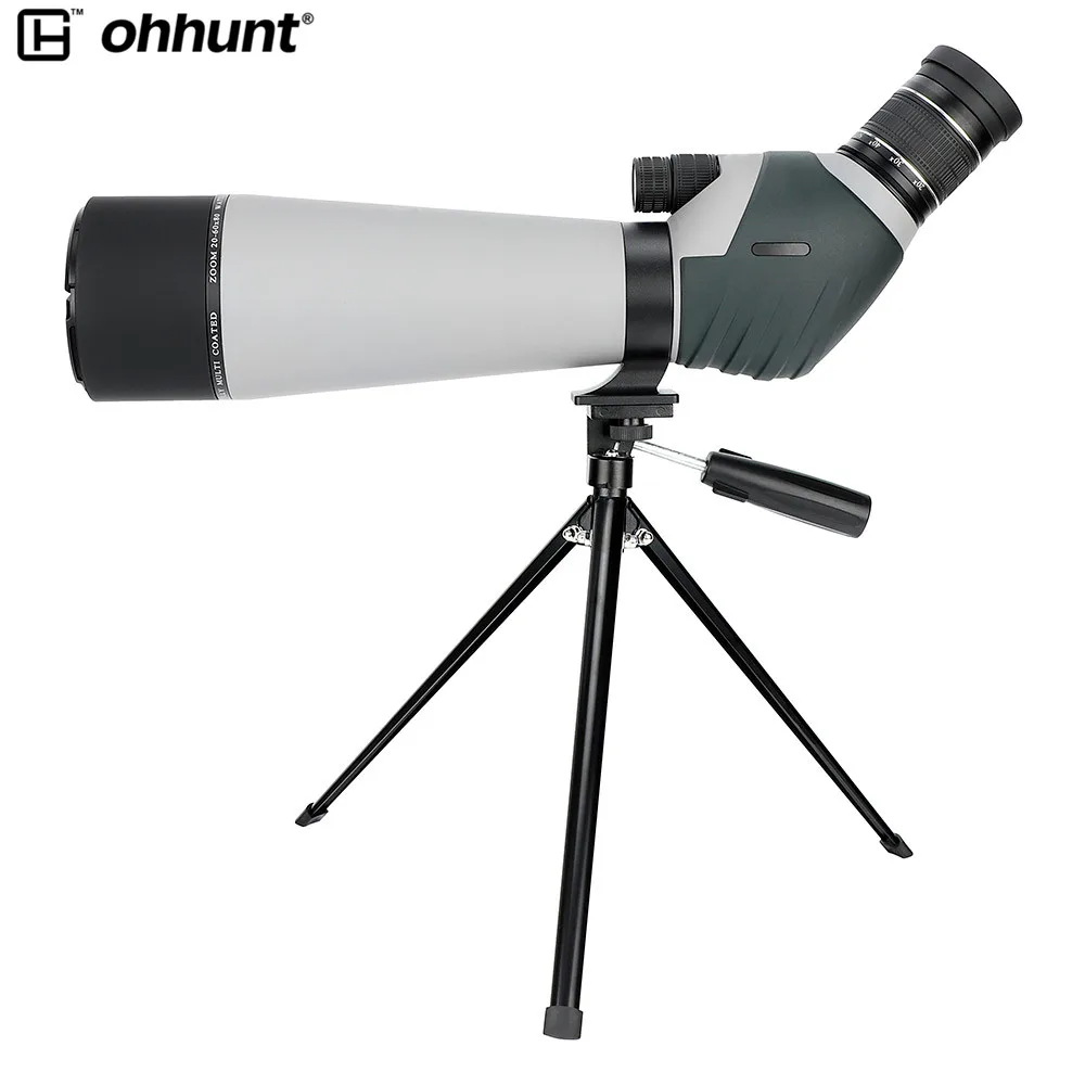 Бесплатная доставка ohhunt 20-60x80 точечная труба двухскоростной фокусный телескоп