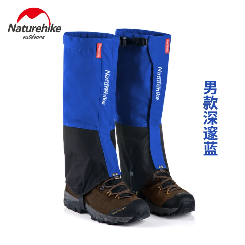 Naturehike походные гетры для походов, альпинизма, лыжного спорта, водонепроницаемые сапоги, гетры, теплые зимние гетры - Цвет: Men dark blue