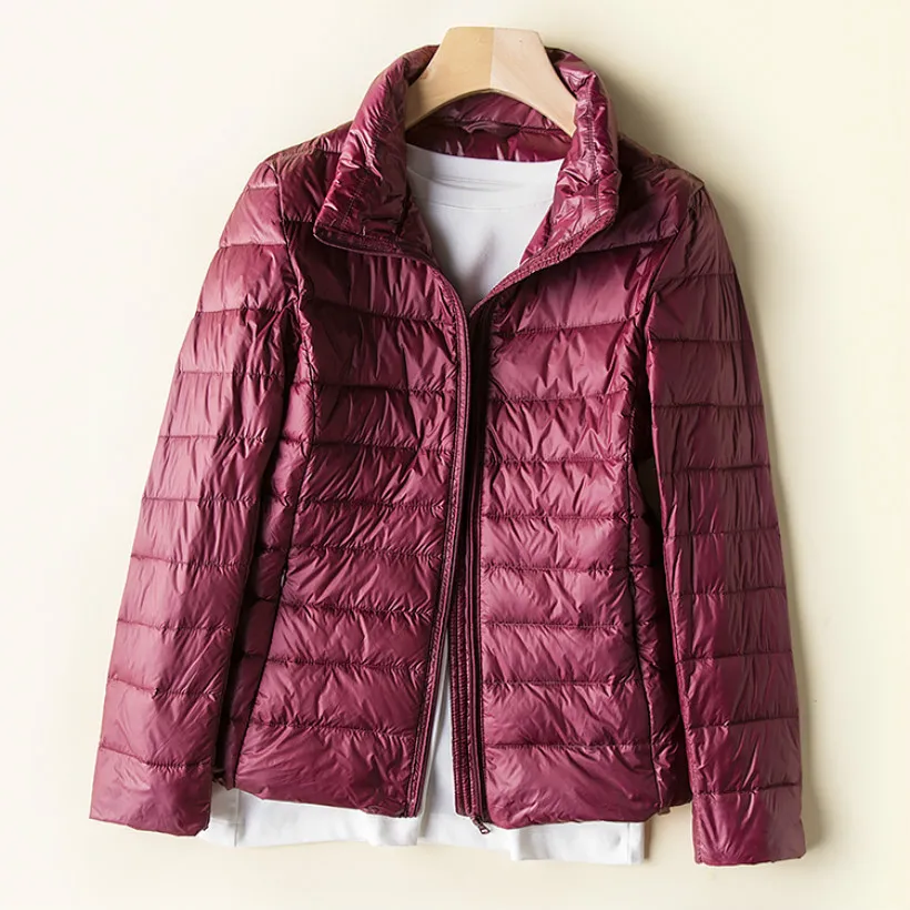 Куртка TECHOME Женская ульсветильник на белом утином пуху зимнее пальто 2020 тонкая