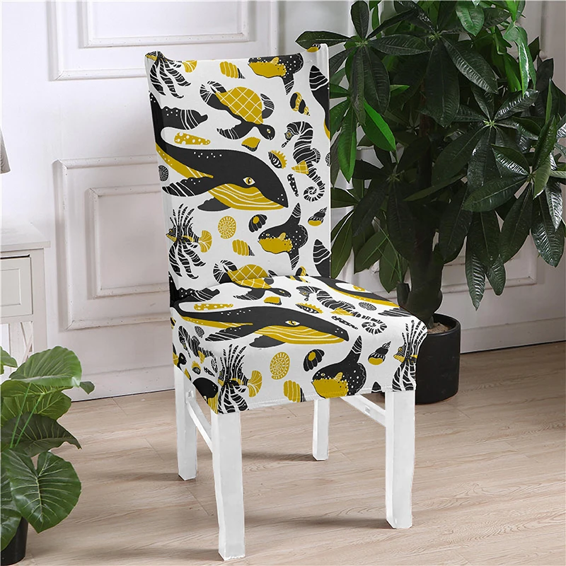 Подгоняемый чехол для кресла спандекс чехлы на стулья стола протектор Чехлы