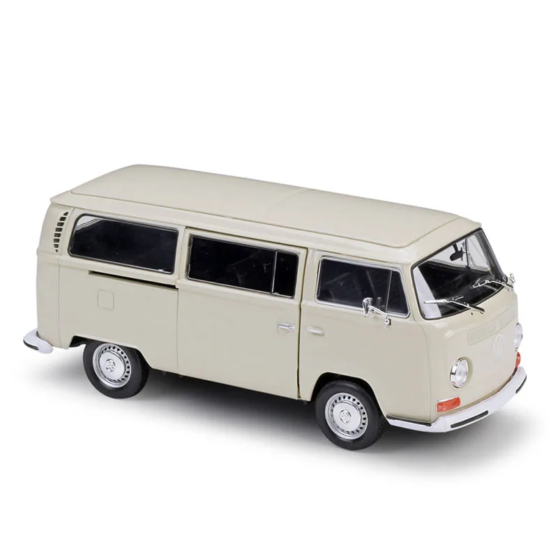 1/24 сплав 1972 T2 автобус литой металлический автомобиль игрушка Классическая статическая модель автомобиля игрушки для сбора/подарка/украшения
