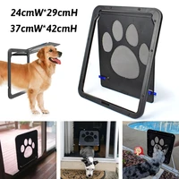 pet door cat flap easy install door screen lockable puppy safety magnetic flap window gate house enter freely for dog cat pet
