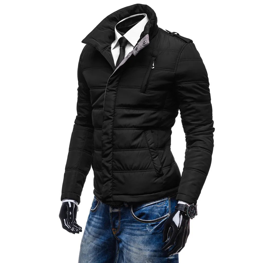 

Men's Autumn Winter Patchwork Hoodie Zipper Loose Outdoor Warm Clothes Blous Casual Windbreaker Quilted Jackets Men 11.1