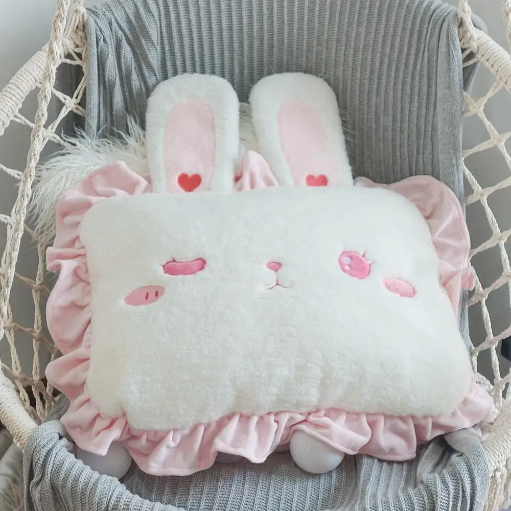 Кукла из мягкого плюша Candice Guo "Очаровательный мультяшный кролик Бобо с сердечными ушками", мягкая подушка-игрушка для девочки в подарок на день рождения или Рождество.
