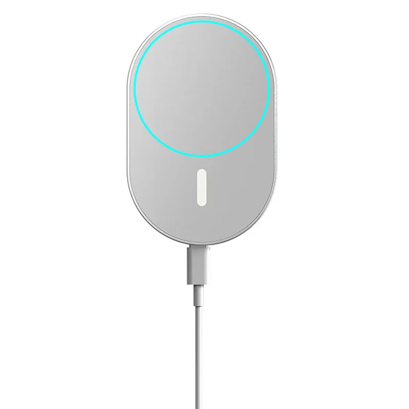 

15W Wireless Car Charger Mount Magnet Adsorbable Phone Car Holder for iPhone USB Fast Charging Stand