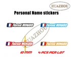 Логотип имя mtb велосипед пользовательские наклейки рамы всадник ID шлем декоративная наклейка виниловая Защита от солнца велосипедные аксессуары Бесплатная доставка