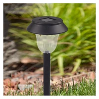 solar light led abs mushroom lawn lamp outdoor waterproof garden path terrace landscape decorative colored light