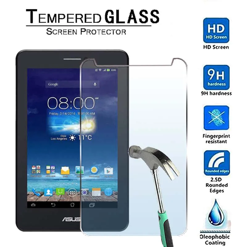 

For ASUS Fonepad 7 Dual ME175CG-9H Ultra clear Premium Tablet Tempered Glass Screen Protector Film Protector Guard Cover