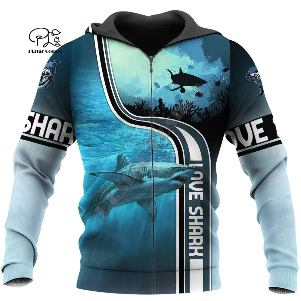 

PLstar Cosmos 3DPrint Love Shark Animal Ocean Harajuku Streetwear Unisex Funny Zip Hoodies/Sweatshirt/Jacket High Quality-b18