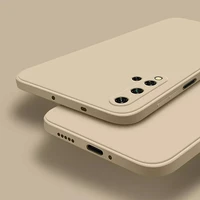 Square Liquid Silicone Phone Case For Samsung Galaxy S22 Ultra S21 S20 S10E S10 Plus Note Shockproof Soft Cover