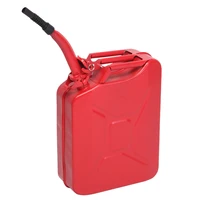 20L Fuel Tank Metal Jerry Container US Standard Cold-rolled Plate Petrol Diesel Can Gasoline Bucket with Oil Pipe Car Motorcycle