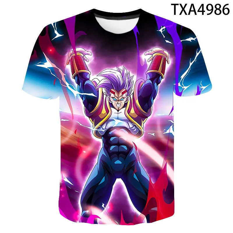 

Fashion Anime Dragon 3D Printed T Shirt Summer Style Men Women Children Short Sleeve Boy Girl Kids Casual Cool Top DBZ Tee