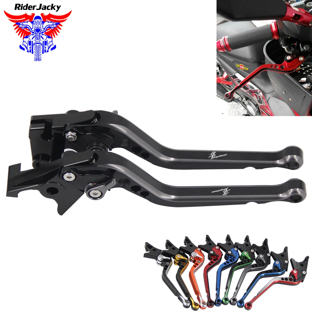 Mix Color Long Регулируемые ЧПУ Мотоциклетные Тормоза Рычаги Муфты Для Suzuki HAYABUSA 1999 2007