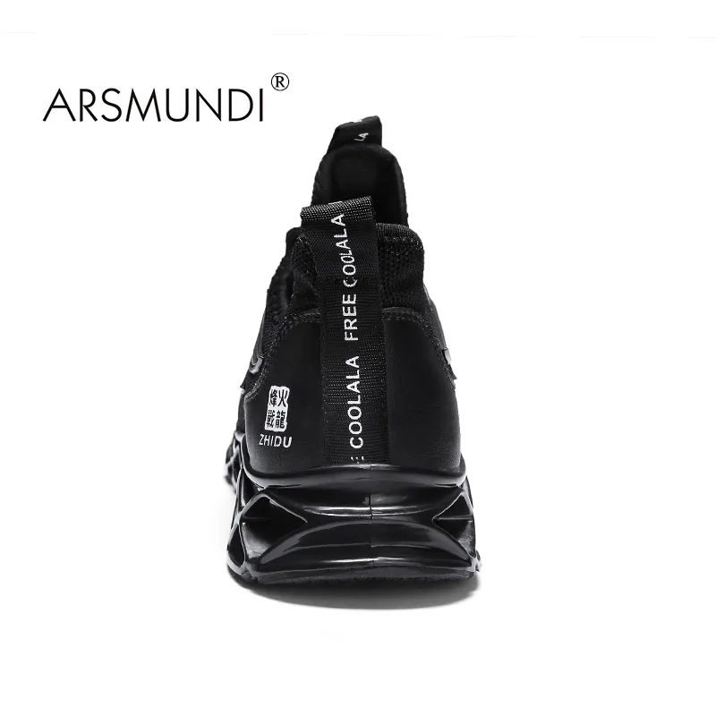 Мужские кроссовки ARSMUNDI черные дышащие для бега светильник модные мужчин | Спорт и