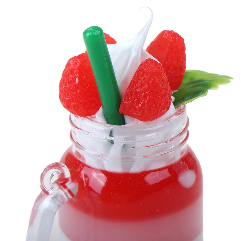 1 шт. милый кукольный домик миниатюрный напиток Клубничное мороженое чашка набор