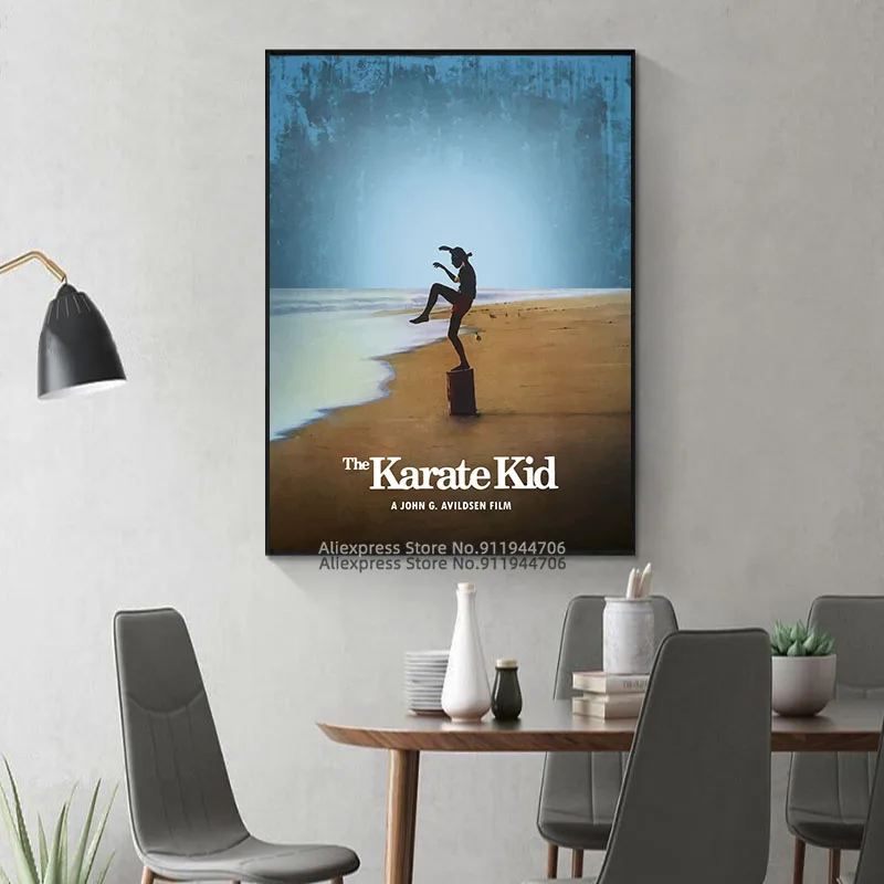 Минимальный постер фильма карате Джон г. Гостиная холст живопись настенные