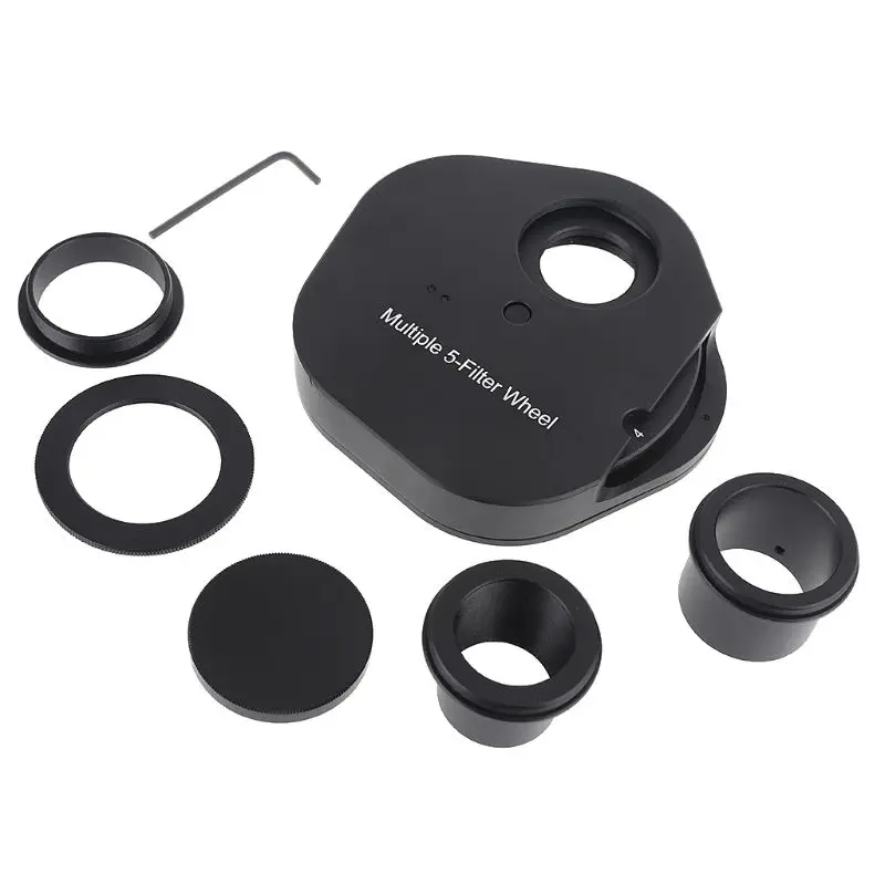 

Eyepiece Filter Wheel Full Metal 1.25" Multiple 5 Fitting Astronomy Telescopes Dropshipping