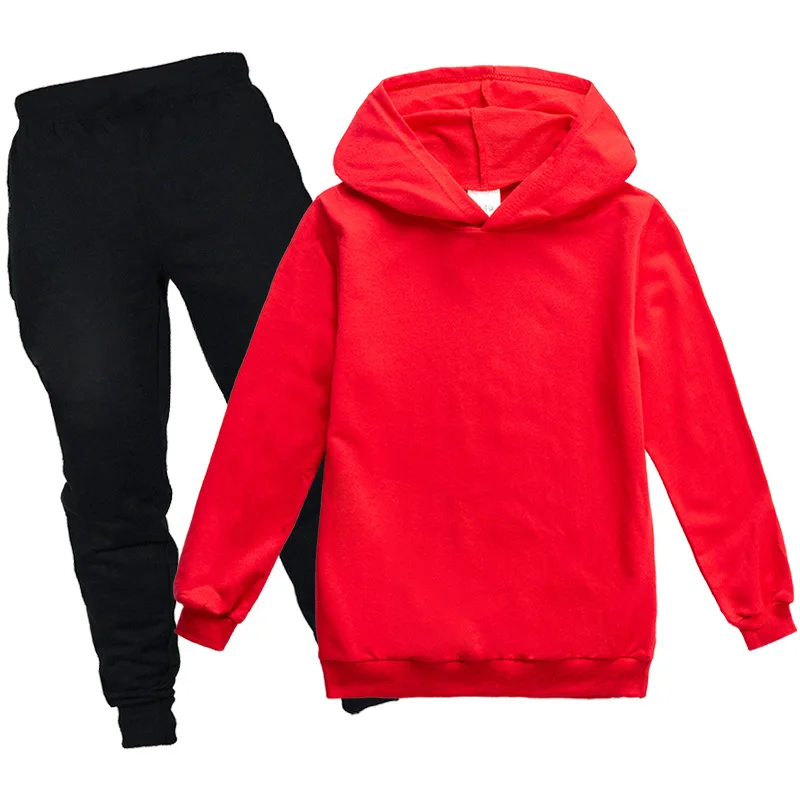 

Children's Clothes Sets Boys And Girls Sports Suits Sweater Hoodie + Trousers 2-piece Suit Outdoor Causal Tracksuit For Autumn