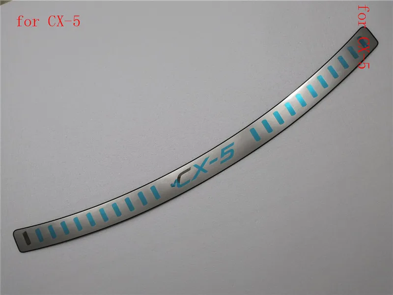 Высокое качество из нержавеющей стали Задний бампер протектор Подоконник для Mazda