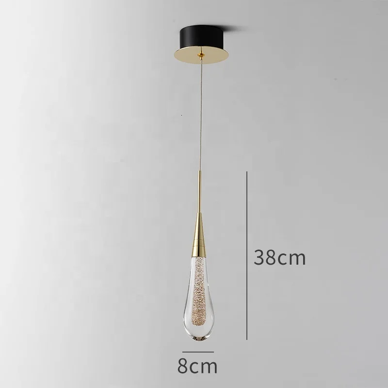 Modern Acrylic Chandelier Suspension Light European Designer Pendant Lighting Luminaire Suspendu kitchen dining bar | Освещение