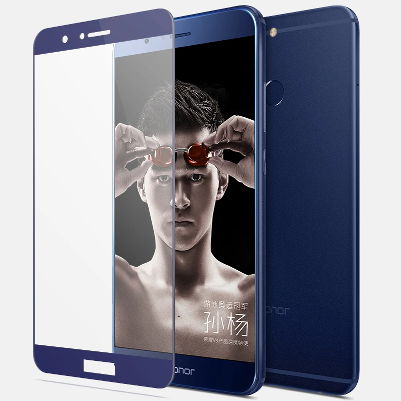 MAKAVO полное покрытие закаленное стекло защита экрана армированная пленка для Huawei