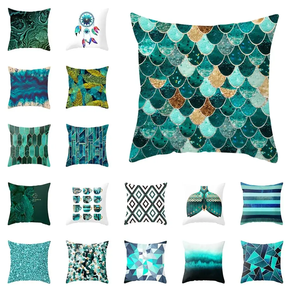 Простой чехол для диванной подушки квадратная подушка дома спальни офиса