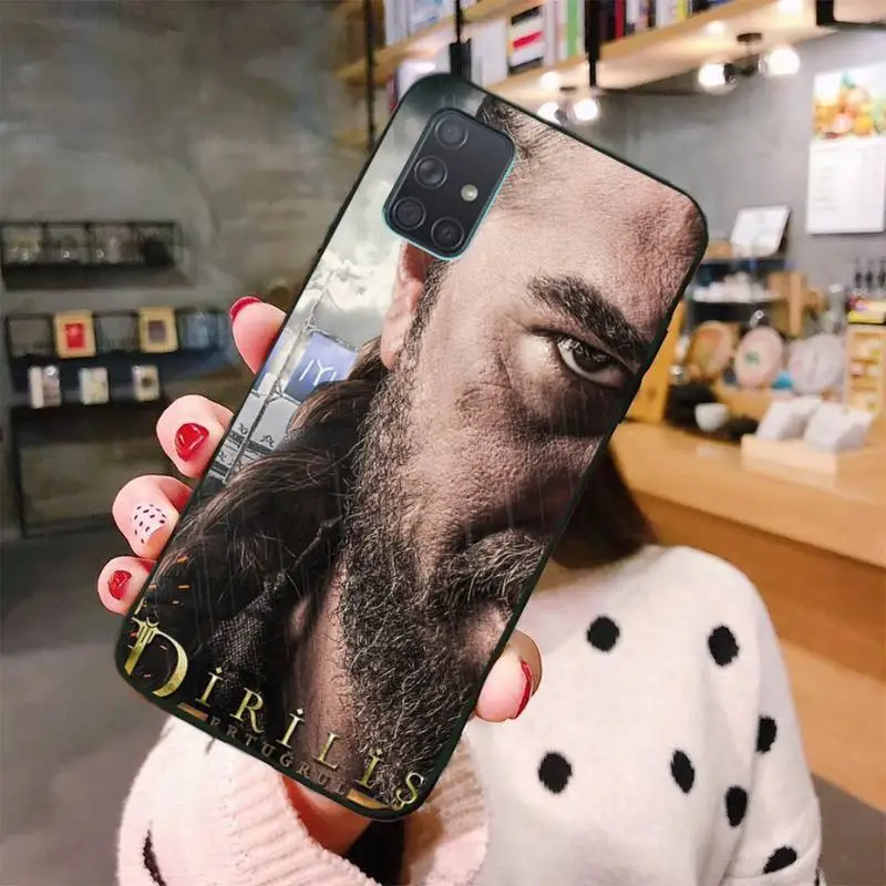 Черный мягкий чехол dirilis ertugrul для телефона Samsung A10 A20 A30 A40 A50 A70 A80 A71 A91 A51 A6 A8 2018 |