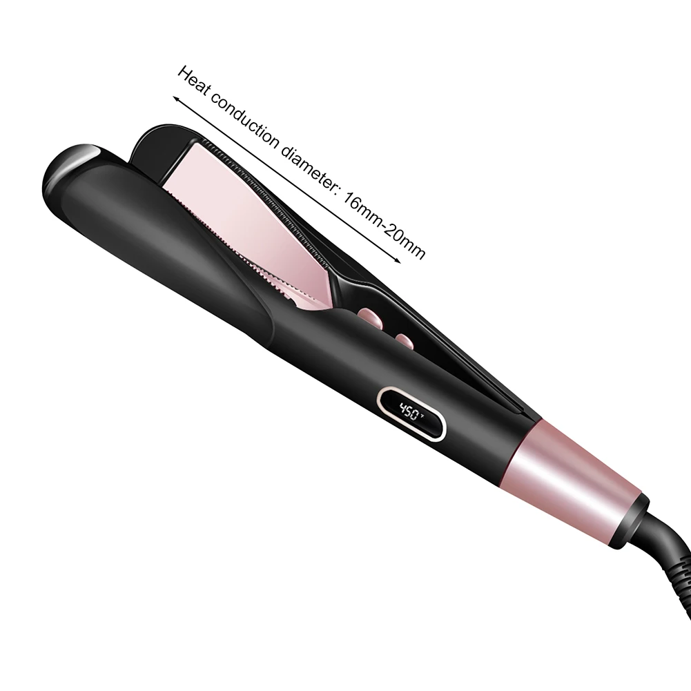 

Professional Electric Straightening Curling Iron Hair Curler 2 in 1 Hair Straightener Flat Irons Ceramic Styling Tools