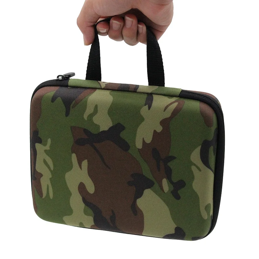 Camo Камуфляжного цвета для переноски Чехол Сумка для хранения для BaoFeng двухстороннее радио UV-5R UV-5RE+ BF-F8+ Retevis RT-5R TYT TH-UV3R TH-F8 иди и болтай Walkie Talkie - Цвет: Camo