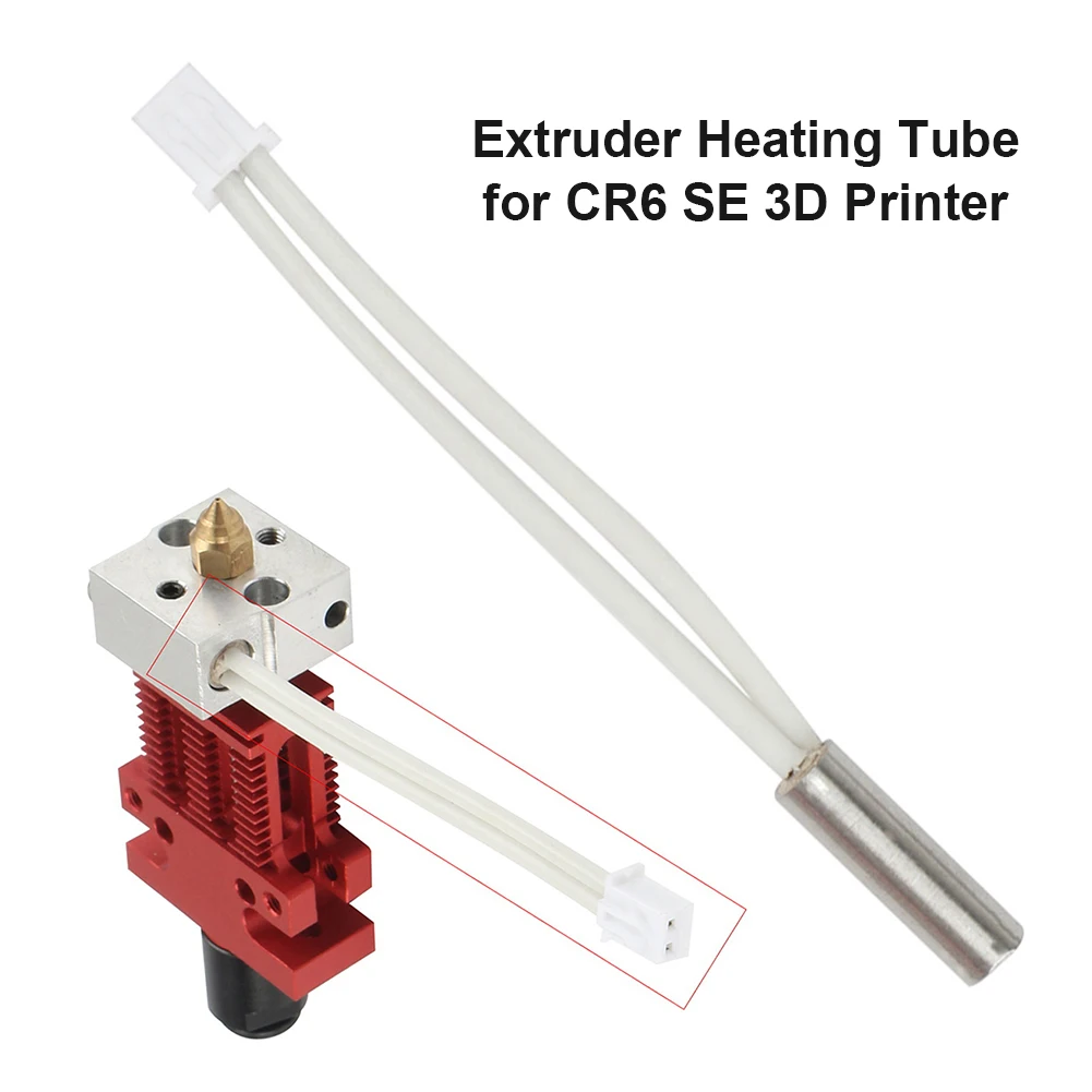 

Pro 3D Printer Heater Pipe Parts 24V 40W Hotend Extruder Heating Rod for CR-6 SE 3D Printer Accessories
