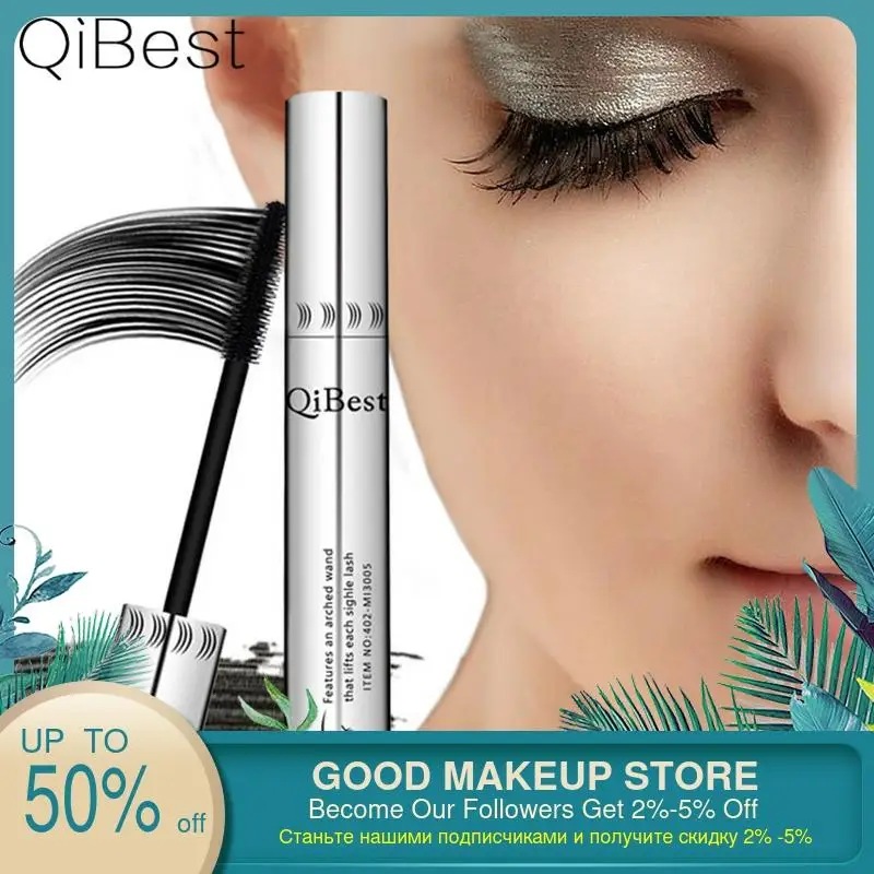 Черная 3D тушь для ресниц из шелкового волокна водостойкие длинные черные ресницы