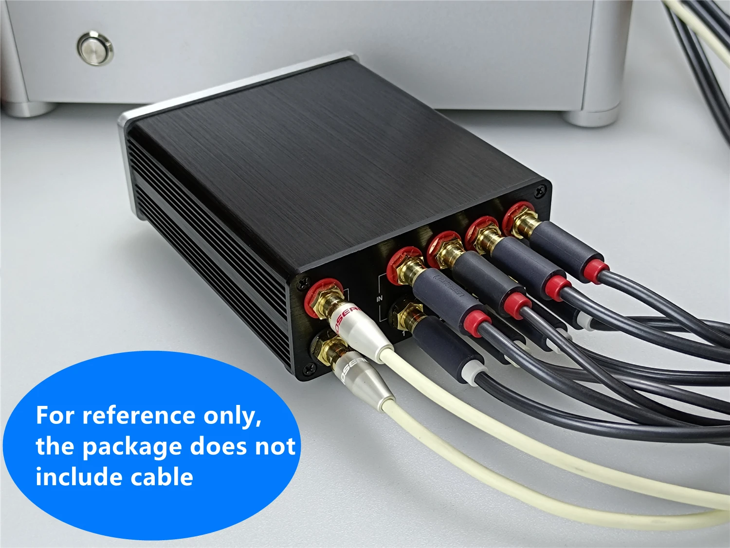 Сплиттер сигнала 4 в 1 аудиоразъем rca селектор переключатель источника HIFI вход