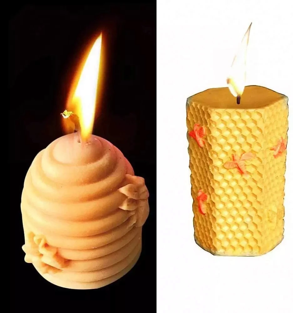 Силиконовые формы в виде пчелиной соты для свечей форма улья домашнего пчелиного